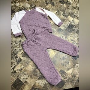PL Kids Quilted Purple and Purple Kids' Outfit 4 years